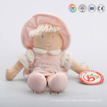 O padrão de segurança CE / EN71 passou o brinquedo macio da boneca do anjo do pano de pelúcia para o bebê recém-nascido